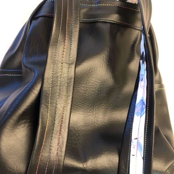 Chic Disney Black Backpack with Silver Accents Doctor...